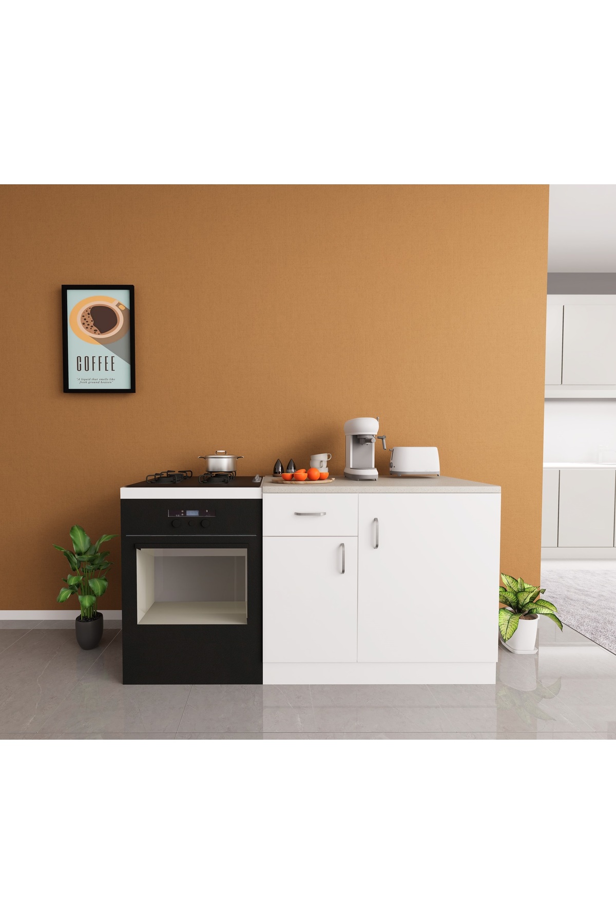 Kenyap Viki Mutfak Alt Dolabı 100 Cm Laminat Tezgah Dahil Kenyap Viki Mutfak Alt Dolabı 100 Cm Laminat Tezgah Dahil