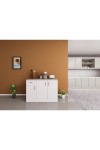 Kenyap Summer Mutfak Alt Dolabı 120 Cm Laminat Tezgah Dahil