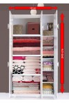 Kenyap Plus 812480 Stella 6 Kapaklı Yüklük Yorgan Yatak Dolabı Gardırop - Parlak Beyaz Kenyap Plus 812480 Stella 6 Kapaklı Yüklük Yorgan Yatak Dolabı Gardırop - Parlak Beyaz