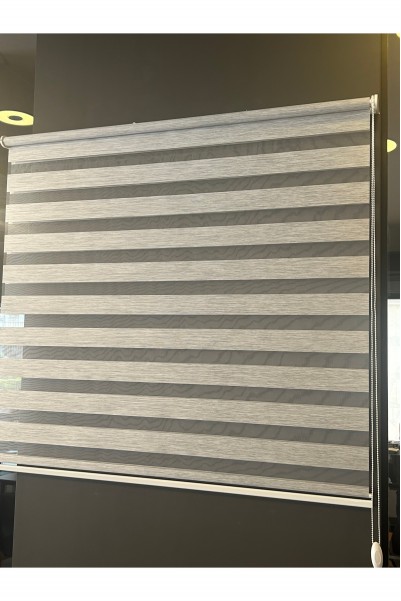 Krem Zebra Stor Perde  203