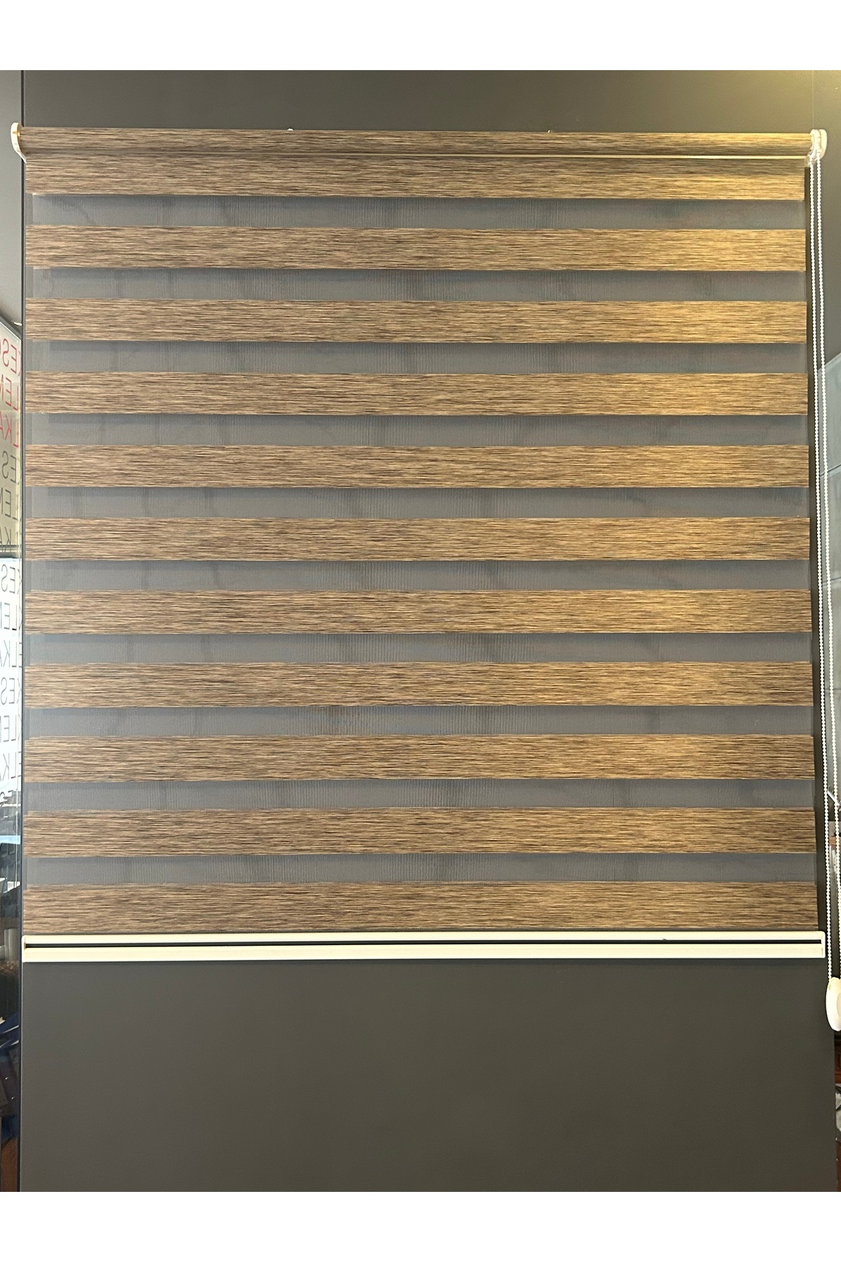 Açık Kahverengi Zebra Stor Perde 205