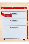 Kenyap Mutfak Laminat Tezgahlı Alt Dolap 3 Çekmeceli Tekerlekli 60 x 82 Kenyap Mutfak Laminat Tezgahlı Alt Dolap 3 Çekmeceli Tekerlekli 60 x 82