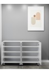 Kenyap Modüler Ayakkabılık , Kendı Dolabını Kendin Tasarla 60 x 82 İki Adet Kenyap Modüler Ayakkabılık , Kendı Dolabını Kendin Tasarla 60 x 82 İki Adet