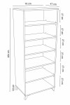 Kenyap Eko İki Kapaklı Raflı 70 x 184 Gardrob Kenyap Eko İki Kapaklı Raflı 70 x 184 Gardrob