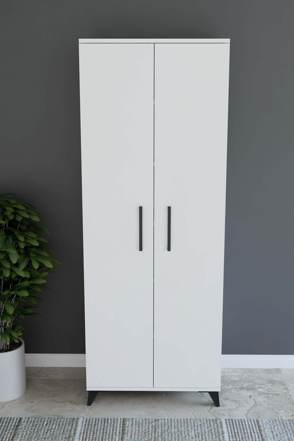 Kenyap Eko İki Kapaklı İki Askılıklı 70 x 184 Gardrob Kenyap Eko İki Kapaklı İki Askılıklı 70 x 184 Gardrob