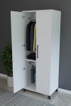 Kenyap Eko İki Kapaklı İki Askılıklı 70 x 184 Gardrob Kenyap Eko İki Kapaklı İki Askılıklı 70 x 184 Gardrob